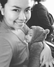 First Flight to SG, breastfeeding made it easier